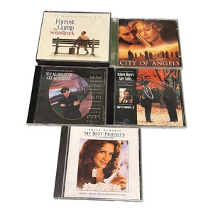 Lot 5 Movie Soundtrack CD Forrest Gump City Angels Harry Met Sally 90s Pop Rock